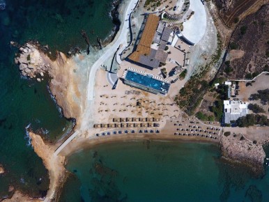 Erego Beach Club and Restaurant from above